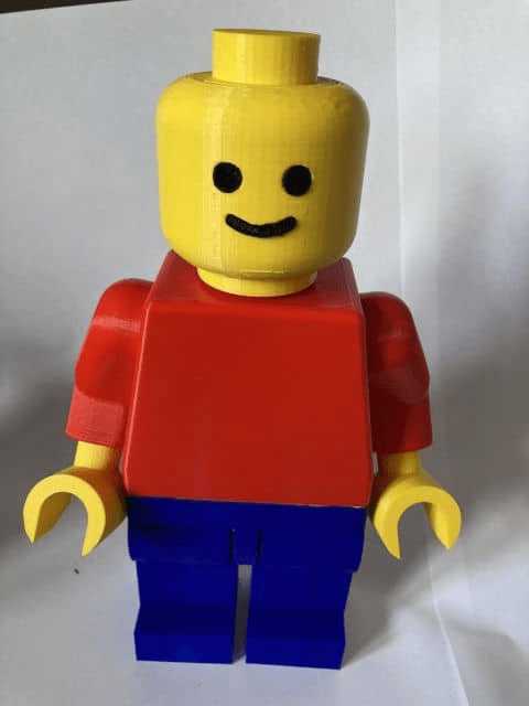 Geweldig Oxide Bijdragen Lego XL (lookalike) pop (+- 24cm hoog) | Foto Borduren