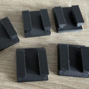 5 x montageplaat voor Permobil rolstoel rail